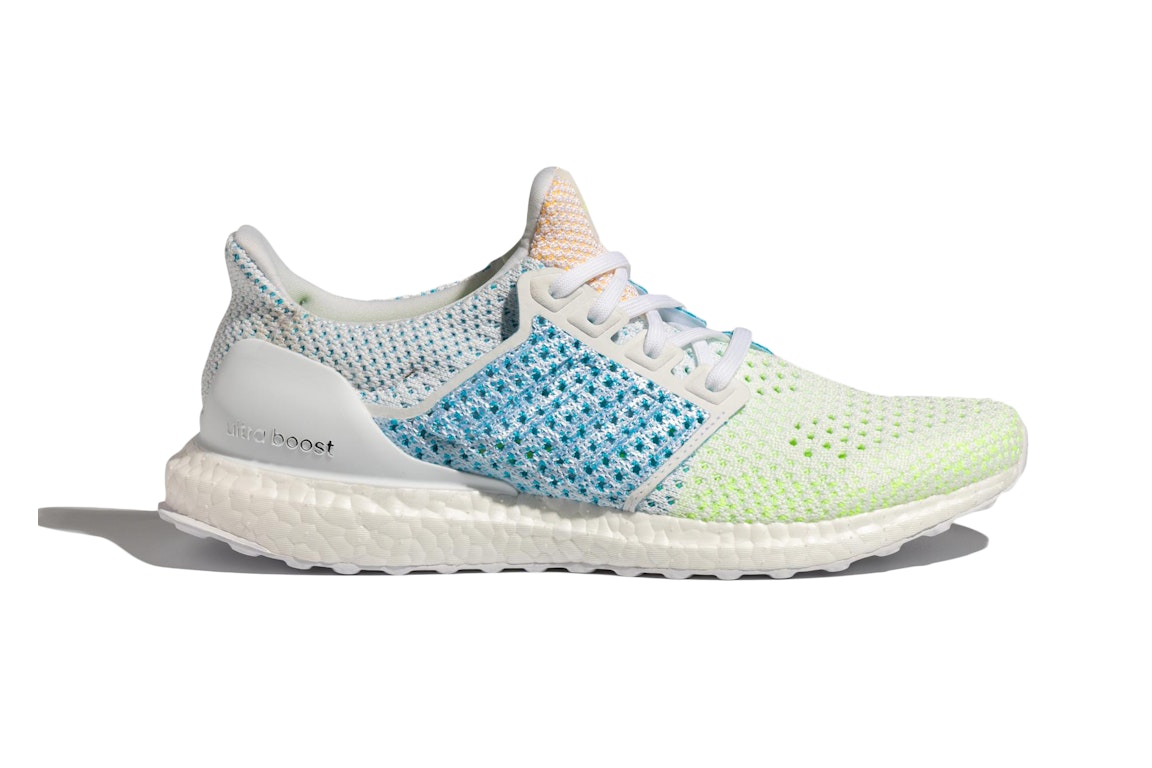 Pre-owned Adidas Originals Adidas Ultra Boost Clima Signal Green Blue In Footwear White/footwear White/signal Green