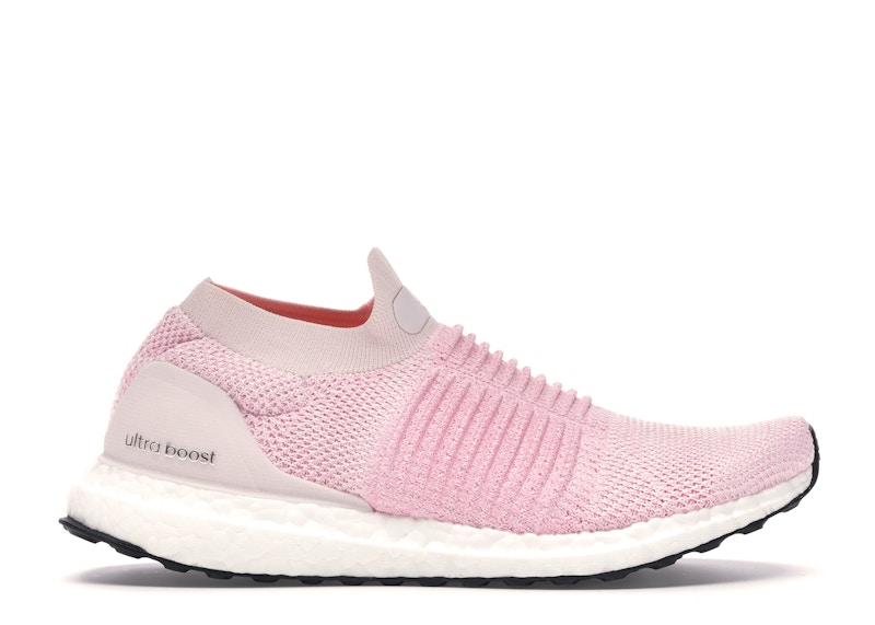 ultra boost laceless pink