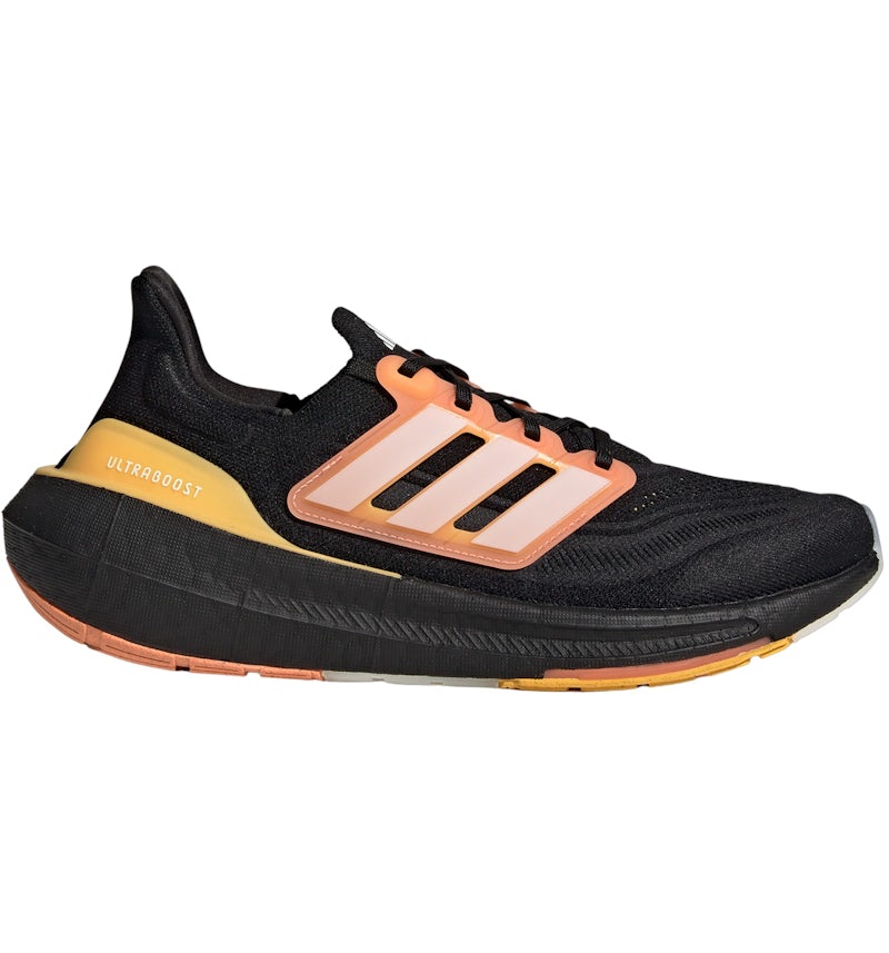 adidas Ultra Boost Light Core Black White Tint Screaming Orange Men's - HQ8595 - US adidas Ultra Boost Light Core Black White Tint Screaming Orange Men's - HQ8595 - US