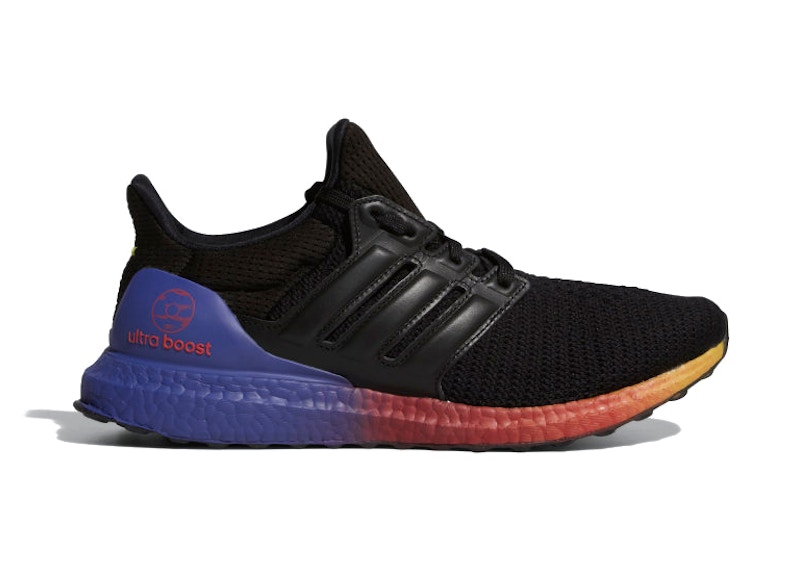 Adidas ultra boost black hotsell purple red