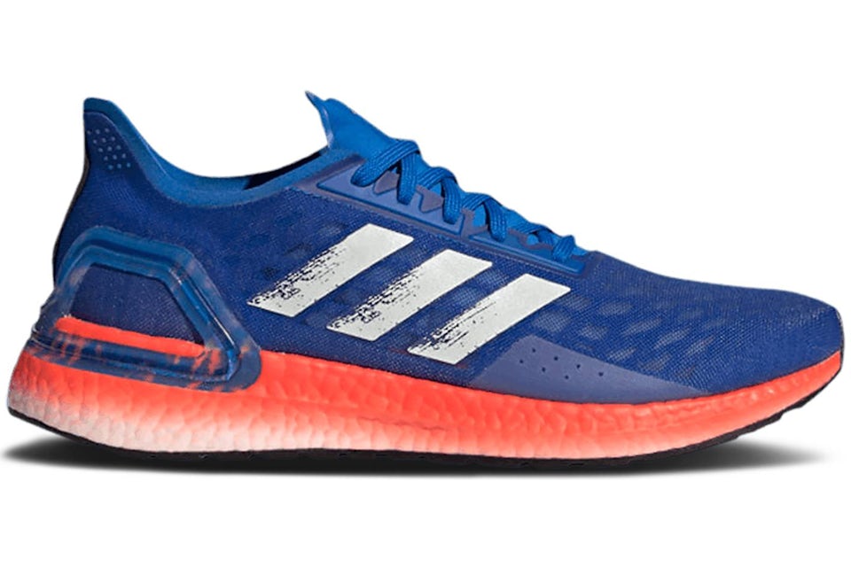 adidas Ultra Boost PB Glory Blue White Solar Red