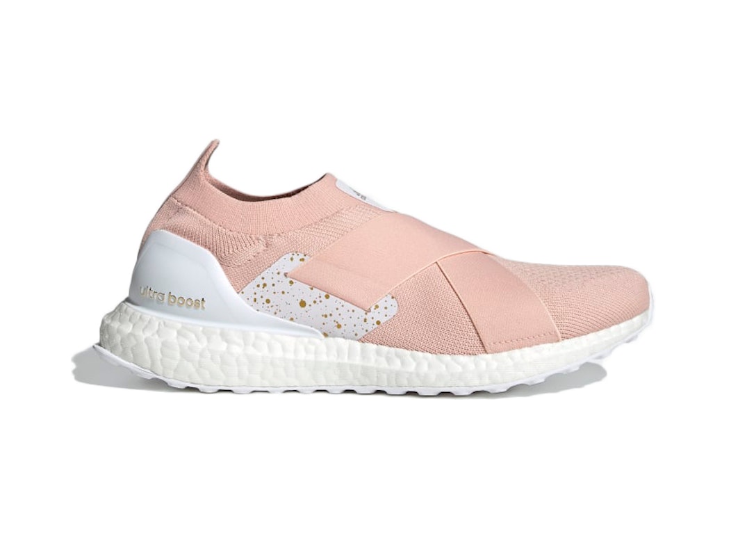 Pre-owned Adidas Originals Adidas Ultra Boost Slip-on Dna Vapour Pink (women's) In Vapour Pink/gold Metallic/cloud White