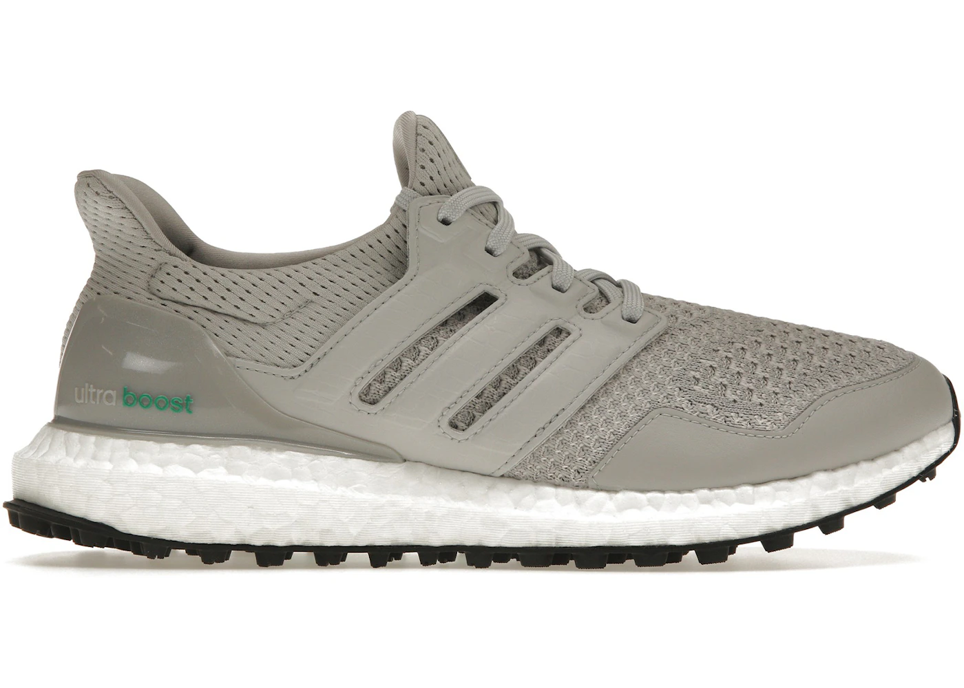 adidas Ultra Boost Spikeless Golf Grey Court Green Men's GV6922 US