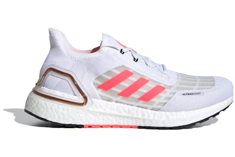 adidas Ultra Boost White Signal Pink (Women's) FW9773
