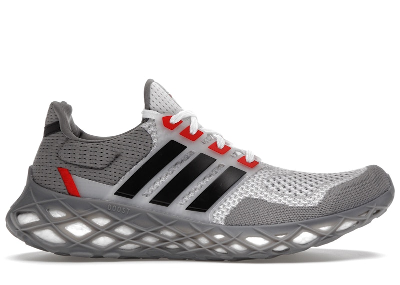 Adidas ultra boost hotsell mens gray/silver metallic/solar red