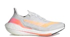 adidas Ultra Boost 21 White Acid Orange (Women's)