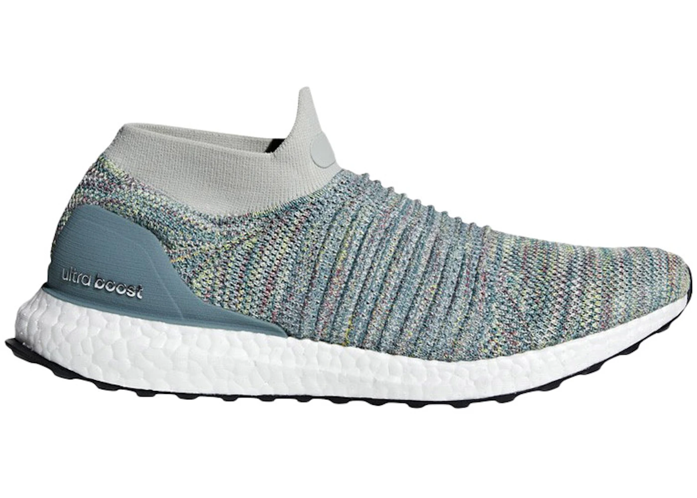 Adidas ultra boost laceless white multicolor Clearance