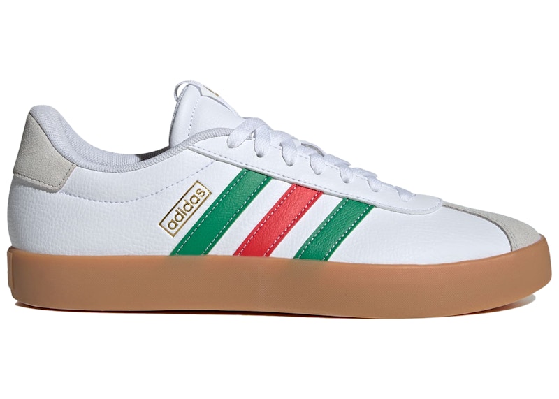 adidas VL Court 3.0 Cloud White Green Red Men's - IF4466 - US