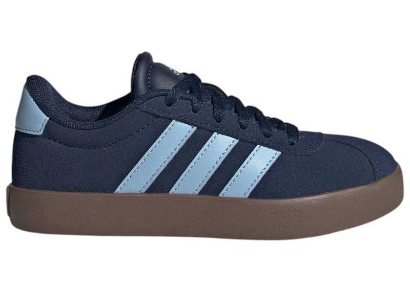 Adidas VL Court 3.0 Sneakers in Night Indigo/Clear Sky Blue/Gum