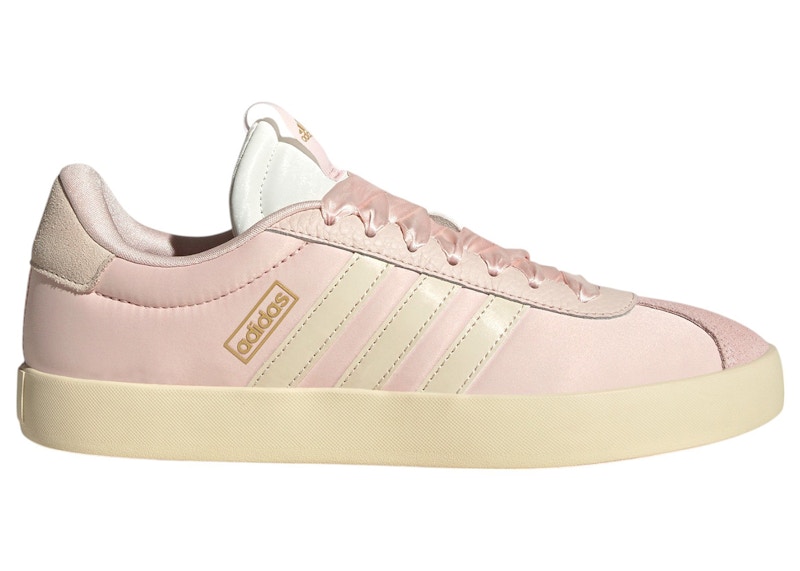 Pre-owned Adidas Originals Vl Court 3.0 (women's) Sneakers In Wonder Quartz/wonder White/gold Metallic