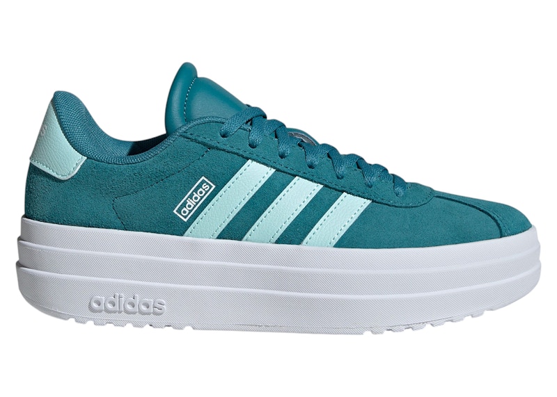 人気【adidas】VL Court Bold 厚底 スニーカー Halo Blue 水色 レディース 【ADIDAS】 アディダス VL COURT BOLD VLコート