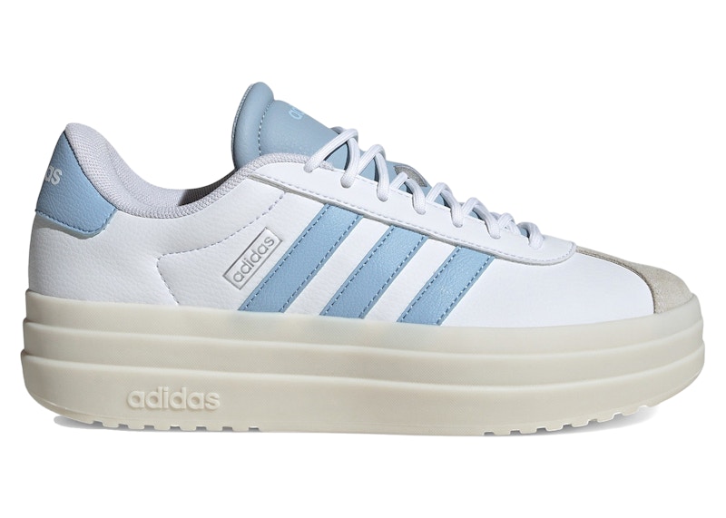 adidas VL Court Bold Cloud White Glow Blue Wonder Blue Men's