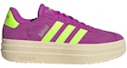 adidas VL Court Bold Flash Pink Lucid Lemon Silver métallisé (Femmes)