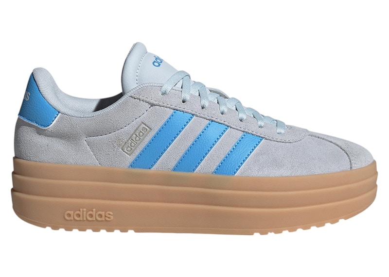 人気【adidas】VL Court Bold 厚底 スニーカー Halo Blue 水色 レディース 【ADIDAS】 アディダス VL COURT BOLD VLコート