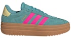 Adidas VL Court Bold Powder Teal Shock Pink Powder Jaune Poudré (Femmes)