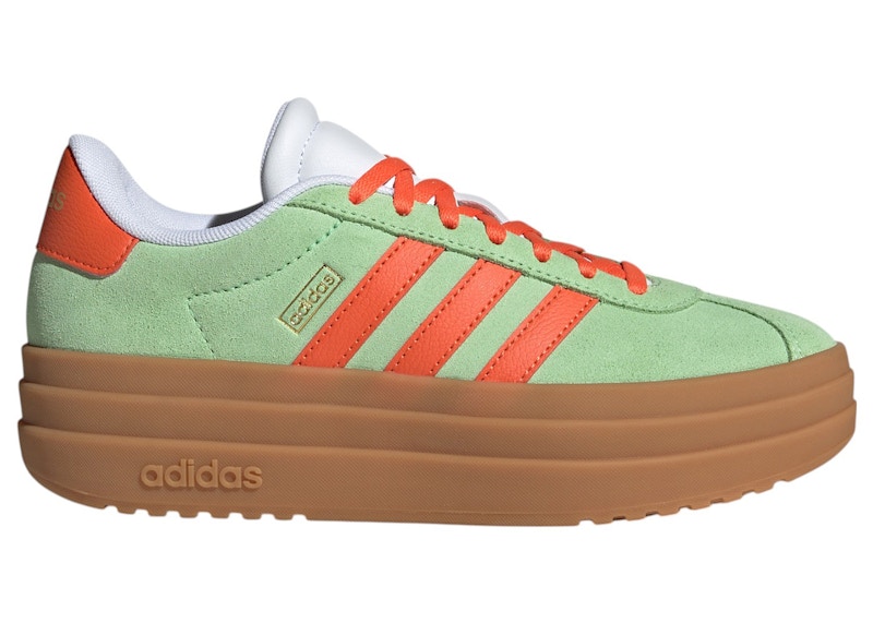 adidas VL Court Bold Semi Green Spark Semi Impact Orange Cloud