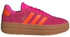 Adidas VL Court Bold Shock Pink Cloud Blanc Doré Métallisé (Femmes)