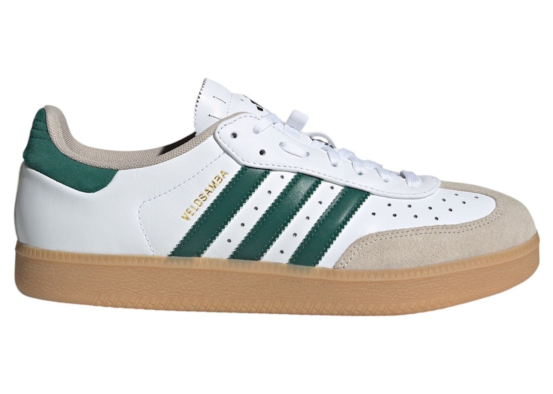 adidas Velosamba Leather Cloud White Collegiate Green Wonder