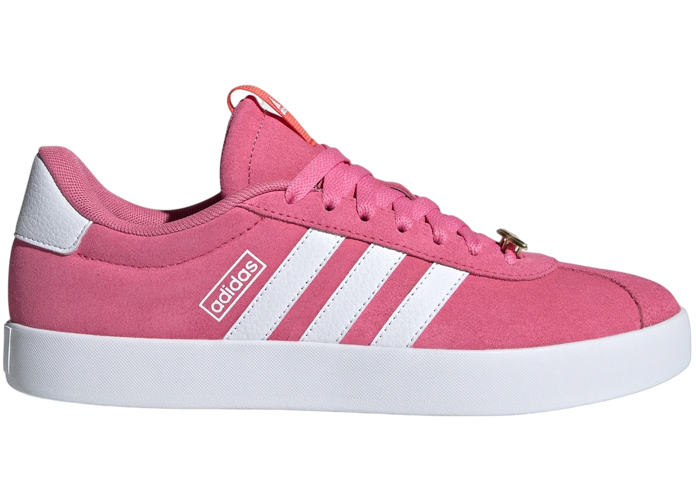adidas Vl Court Pink Fusion Cloud White Bright Red (Women's