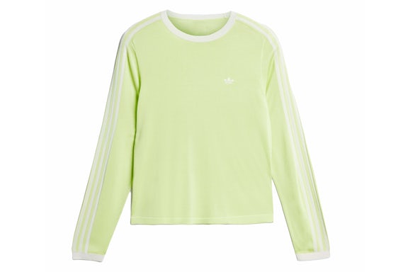 adidas Wales Bonner Knit Long Sleeve Tee Semi Frozen Gelb/Chalk Weiß