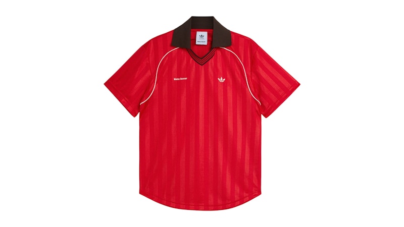 Men's Adidas Wales Bonner Tee Shirt in Better Scarelet Red