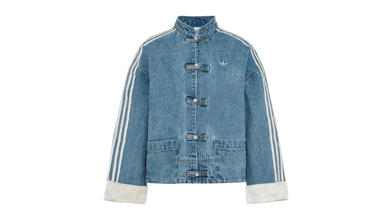 adidas Women New Chinese Jacket (Asia Sizing) Denim - SS26 - JP adidas Women New Chinese Jacket (Asia Sizing) Denim - SS26 - JP