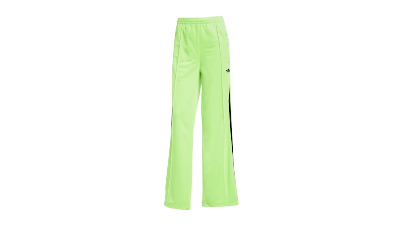 Pre-owned Adidas Originals Women's Adicolor Classic Firebird Loose Track Tracksuit Bottoms In Signal Green/black