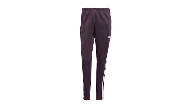 Pre-owned Adidas Originals Women's Adicolor Superstar Track Tracksuit Bottoms In Aurora Black