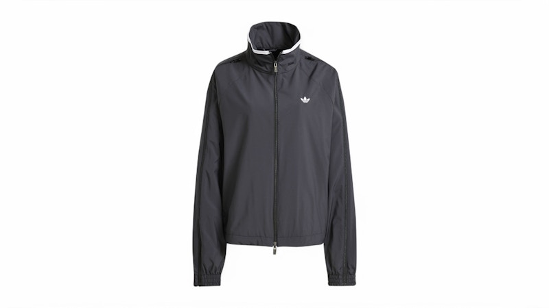 Pre-owned Adidas Originals Women's Adilenium Season 3 Zip Track Top In Black