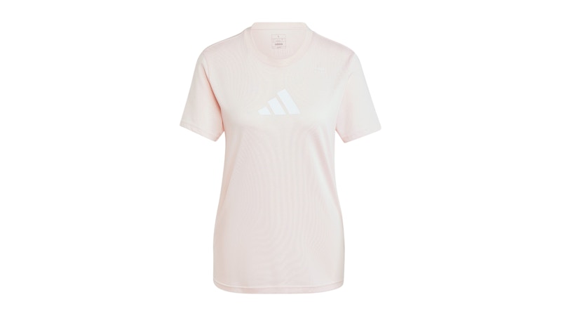 Pre-owned Adidas Originals Women's Allgym Category Graphic T-shirt In Sandy Pink