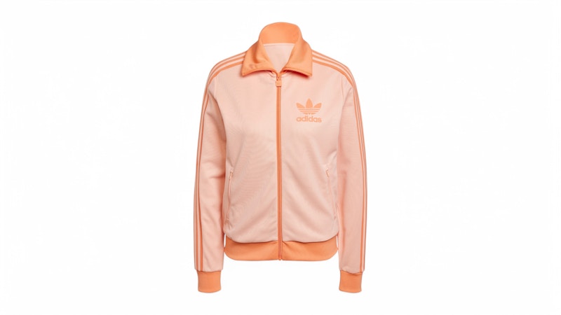 Pre-owned Adidas Originals Women's Beckenbauer Track Top In Glow Pink