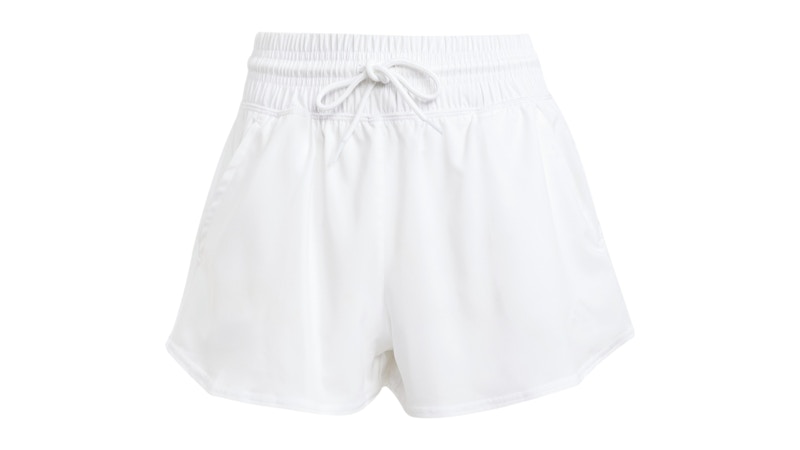 Pre-owned Adidas Originals Women's Club Climacool Shorts In White