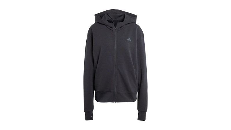 Pre-owned Adidas Originals Women's Designed 4 Fullzip Hooded Sweatshirt In Black