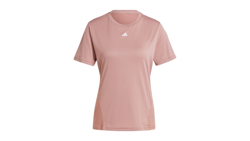 Pre-owned Adidas Originals Women's Designed For T-shirt In Warm Clay In Brown