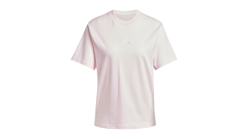 売れ筋商品|||アディダス カットソー トップス レディース Women's Essentials 3-Stripes Cotton T-Shirt Clear Pink/white adidas Women's Essentials 3-Stripes Cotton T-Shirt Clear
