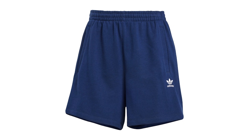 Pre-owned Adidas Originals Women's Essentials French Terry Shorts In Night Indigo