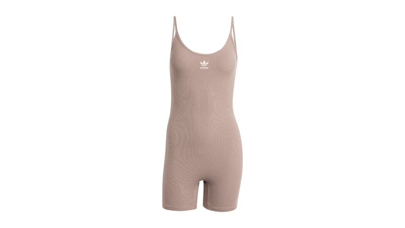 adidas Damen Essentials Rib Body Trace Braun