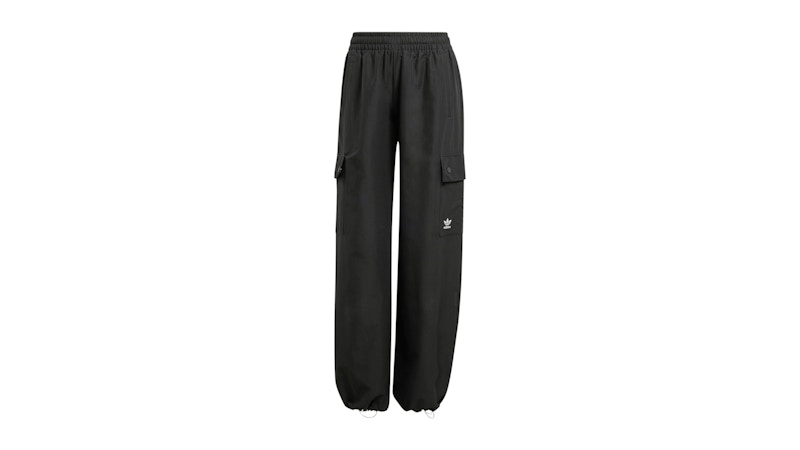 Pre-owned Adidas Originals Women's Essentials Woven Cargo Pant In Black