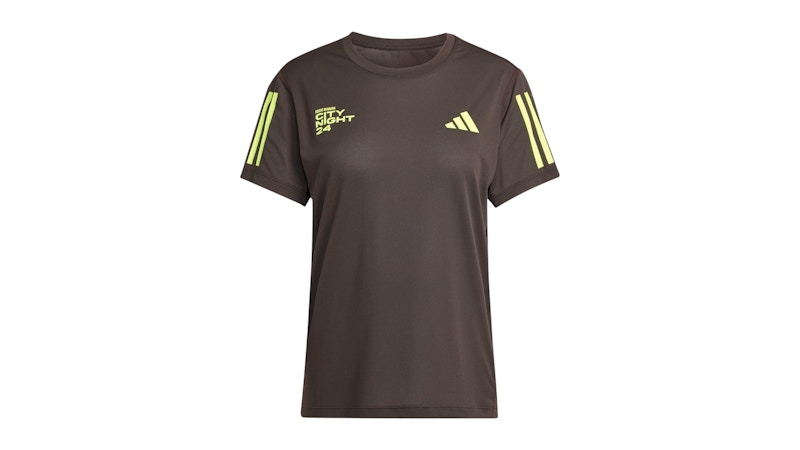 Pre-owned Adidas Originals Women's Event T-shirt In Night Brown