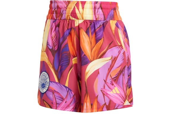 Pantalones cortos adidas Farm Rio Pacer para mujer Rosa intenso/Amarillo primavera/Fucsia lúcido