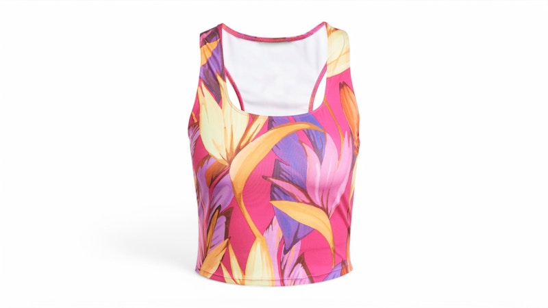 adidas Women's Farm Rio Tank Top Bold Pink/Spring Yellow/Lucid Fuchsia