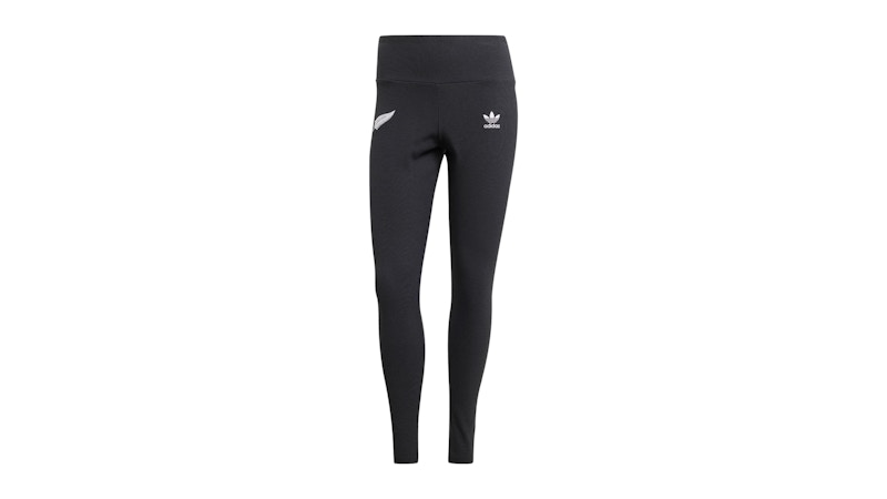 Pre-owned Adidas Originals Women's Ferns Essentials Highwaist Leggings In Black