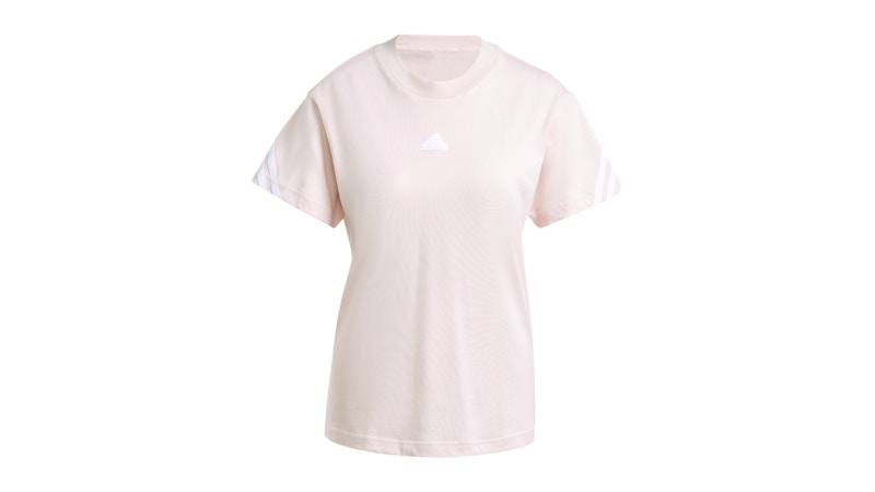 Pre-owned Adidas Originals Women's Future Icons 3stripes T-shirt In Sandy Pink