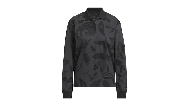 Pre-owned Adidas Originals Women's Goto Polo Shirt In Black