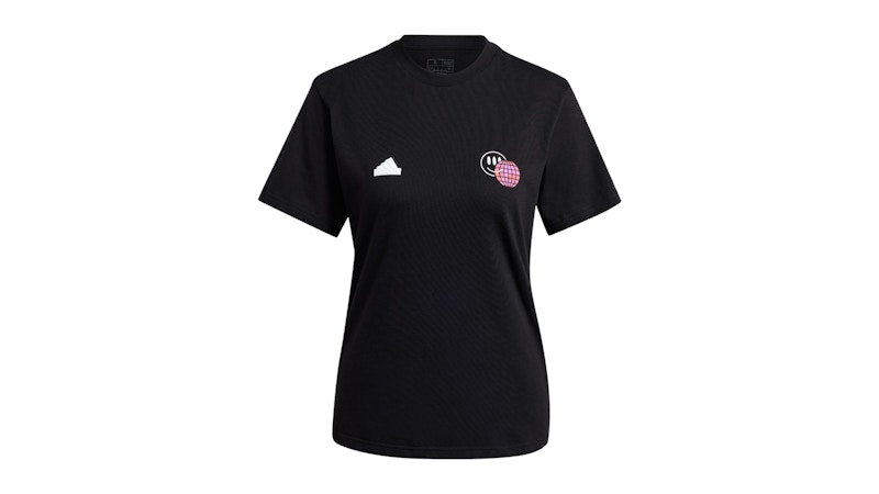 Pre-owned Adidas Originals Women's House Of Tiro Graphic T-shirt In Black