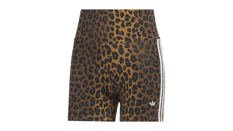 adidas Women's Leopard Booty Short Multicolor