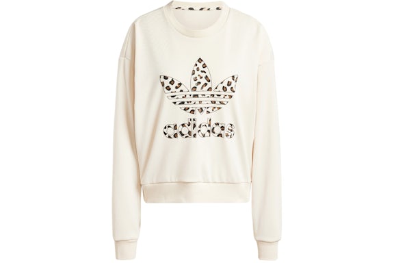 Sudadera adidas Leopard Mujer Wonder Blanco