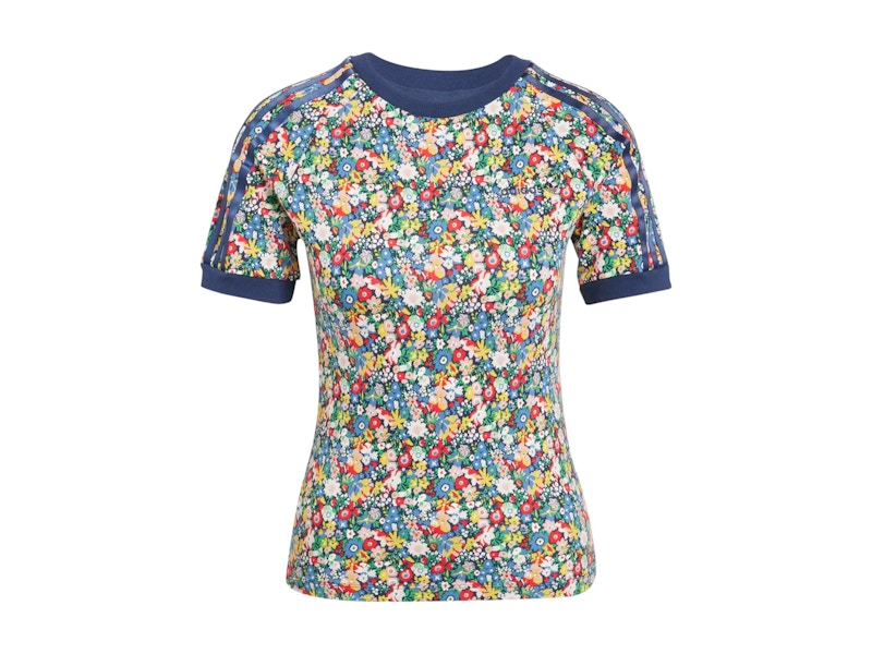 Pre-owned Adidas Originals Women's Liberty London Cali Tee Shirt