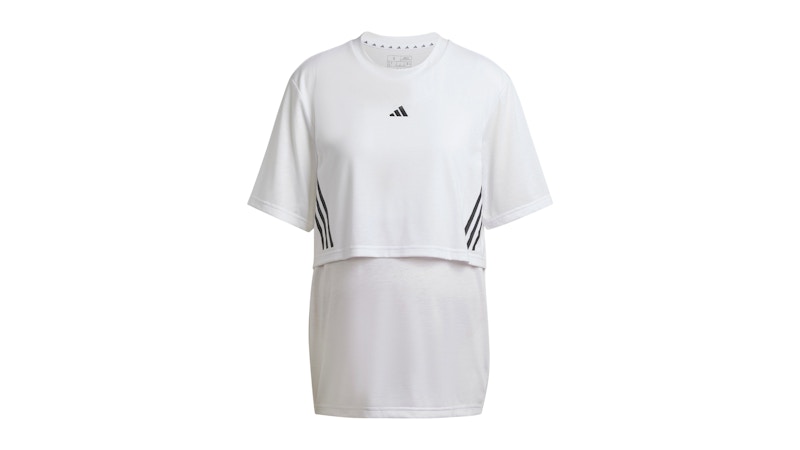 Pre-owned Adidas Originals Women's Maternity T-shirt In White
