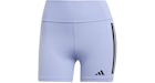 adidas Women's Optime 3-Stripes 1/4 Short Leggings Violet Tone